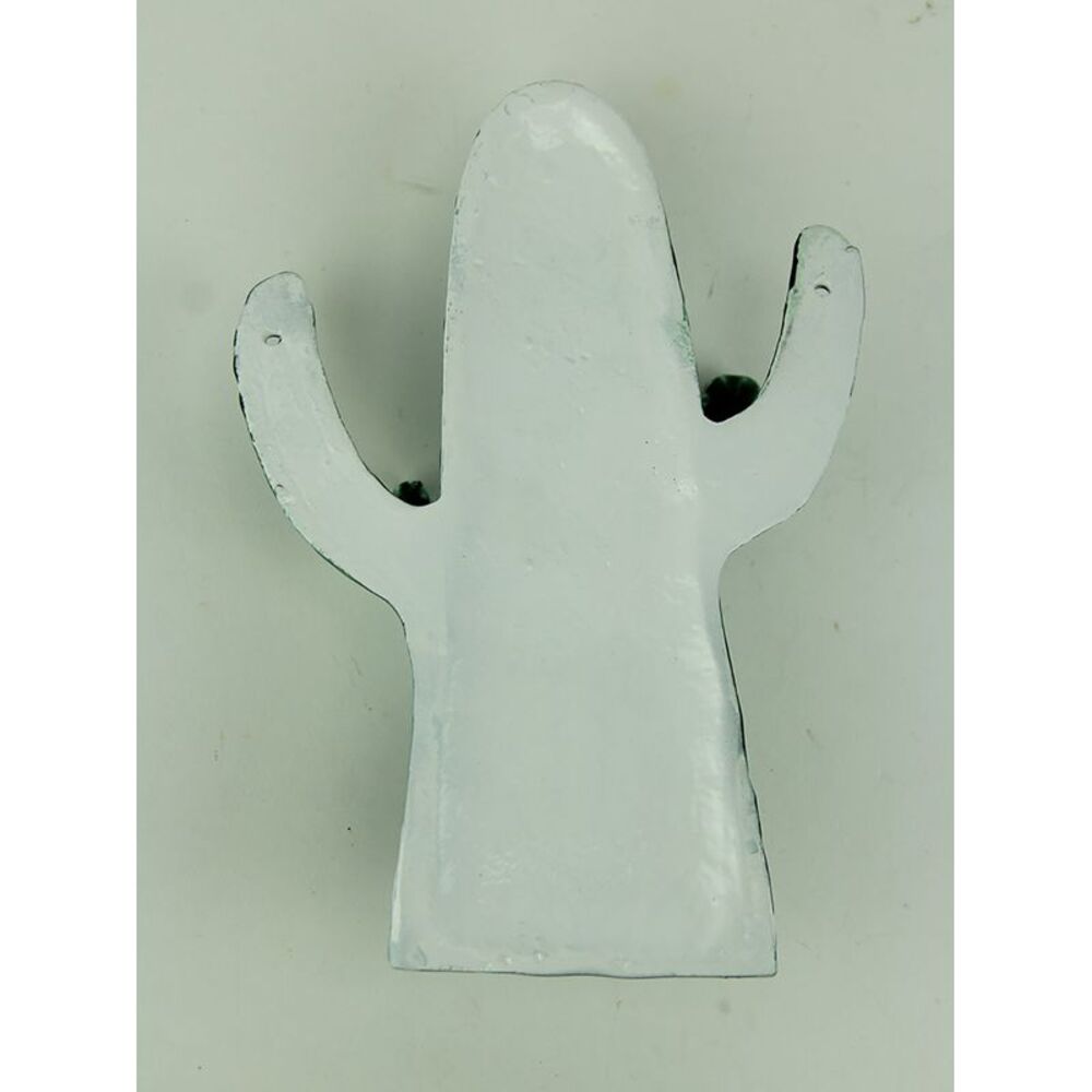 Green Triple Branch Seguaro Cactus Wall Hook - Picture 3 of 3